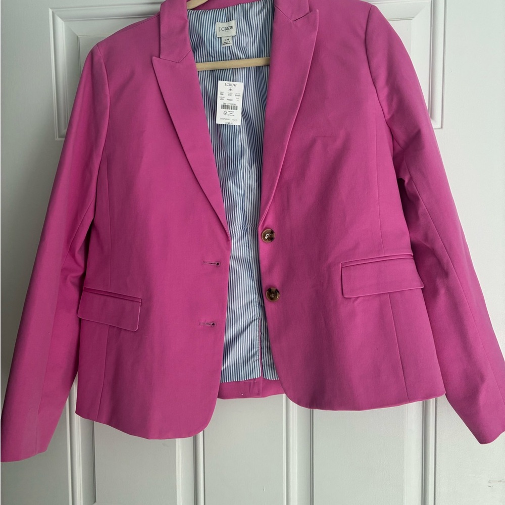 J. Crew Fuchsia Pink Tailored Women's Blazer and Pants